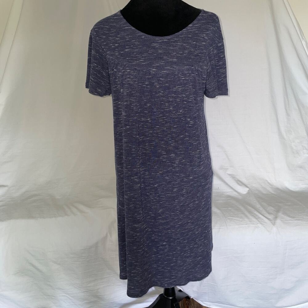 Chelsea & Theodore Casual Midi/Maxi Dress Blue Heather Viscose Size M EUC